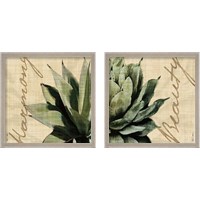 Framed 'Harmony & Beauty 2 Piece Framed Art Print Set' border=