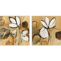 Framed 'Lily Pond 2 Piece Art Print Set' border=