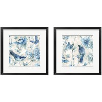 Framed 'Indigold XI 2 Piece Framed Art Print Set' border=