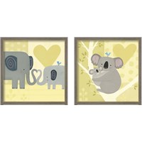 Framed 'Mama and Me 2 Piece Framed Art Print Set' border=