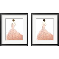 Framed 'Dazzling Diva 2 Piece Framed Art Print Set' border=