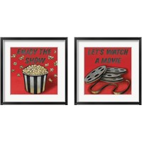 Framed 'Movie 2 Piece Framed Art Print Set' border=