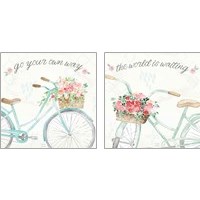 Framed 'Boho Ride 2 Piece Art Print Set' border=