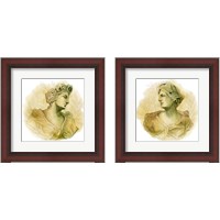 Framed 'Garden Goddess 2 Piece Framed Art Print Set' border=