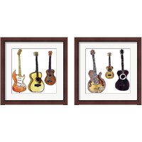 Framed 'Strummin' 2 Piece Framed Art Print Set' border=