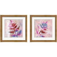 Framed 'Dappled Fern 2 Piece Framed Art Print Set' border=