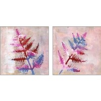 Framed 'Dappled Fern 2 Piece Art Print Set' border=