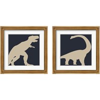 Framed 'Dino 2 Piece Framed Art Print Set' border=