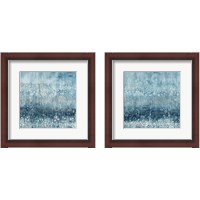 Framed 'Rain Abstract 2 Piece Framed Art Print Set' border=