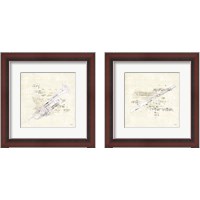 Framed 'Musical Gift 2 Piece Framed Art Print Set' border=