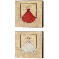 Framed 'Take Me Dancing 2 Piece Canvas Print Set' border=