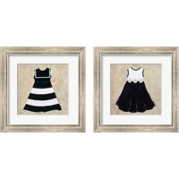 Framed 'Nautical Girl 2 Piece Framed Art Print Set' border=