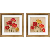 Framed 'Graceful Spring 2 Piece Framed Art Print Set' border=