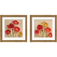 Framed 'Graceful Spring 2 Piece Framed Art Print Set' border=