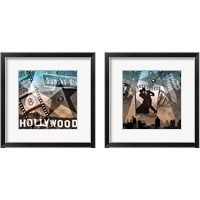 Framed 'Movie 2 Piece Framed Art Print Set' border=