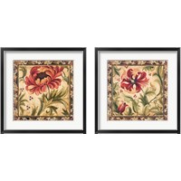 Framed 'Floral Daydream 2 Piece Framed Art Print Set' border=