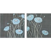 Framed 'Springing Blossoms 2 Piece Art Print Set' border=