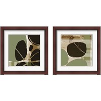 Framed 'Skipping Stones 2 Piece Framed Art Print Set' border=