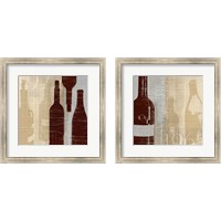 Framed 'Bordeaux  2 Piece Framed Art Print Set' border=