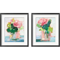 Framed 'Cut Flowers 2 Piece Framed Art Print Set' border=