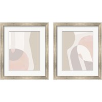 Framed 'Sun Shapes 2 Piece Framed Art Print Set' border=