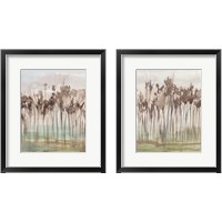 Framed 'Sienna Treeline 2 Piece Framed Art Print Set' border=