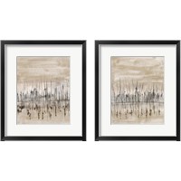 Framed 'Marshline Reflection 2 Piece Framed Art Print Set' border=