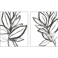 Framed 'Leaf Instinct 2 Piece Art Print Set' border=