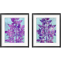 Framed 'Purple Planta 2 Piece Framed Art Print Set' border=