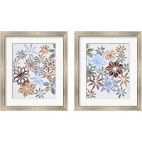 Framed 'Kaleidoscope Cut Outs 2 Piece Framed Art Print Set' border=