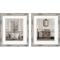 Framed 'Classical Bath 2 Piece Framed Art Print Set' border=