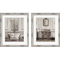 Framed 'Classical Bath 2 Piece Framed Art Print Set' border=