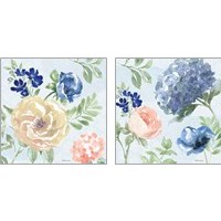 Framed 'Coastline Botanical 2 Piece Art Print Set' border=