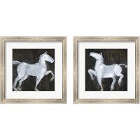 Framed 'High Stepping 2 Piece Framed Art Print Set' border=