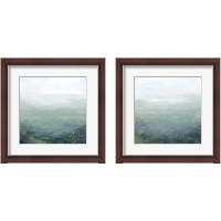 Framed 'Lighthouse Mist 2 Piece Framed Art Print Set' border=