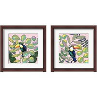 Framed 'Tropics 2 Piece Framed Art Print Set' border=