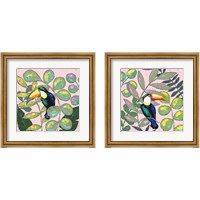 Framed 'Tropics 2 Piece Framed Art Print Set' border=