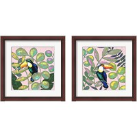 Framed 'Tropics 2 Piece Framed Art Print Set' border=