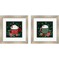 Framed 'Christmas Comforts 2 Piece Framed Art Print Set' border=