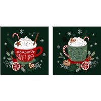 Framed 'Christmas Comforts 2 Piece Art Print Set' border=