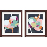 Framed 'Rainbow Sector 2 Piece Framed Art Print Set' border=