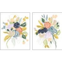 Framed 'Bijoux Bouquet 2 Piece Art Print Set' border=