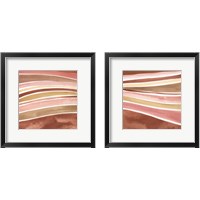 Framed 'Earthen Strata 2 Piece Framed Art Print Set' border=