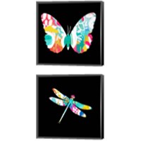 Framed 'Insect 2 Piece Canvas Print Set' border=