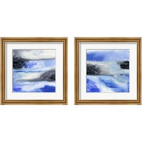 Framed 'Laguna Azul 2 Piece Framed Art Print Set' border=