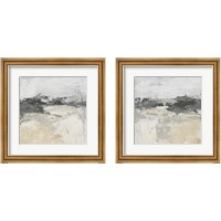 Framed 'Wheatfield 2 Piece Framed Art Print Set' border=