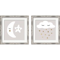 Framed 'Nap Time 2 Piece Framed Art Print Set' border=