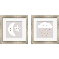 Framed 'Nap Time 2 Piece Framed Art Print Set' border=