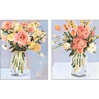 Framed 'Undone Arrangement 2 Piece Art Print Set' border=