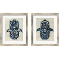 Framed 'Day Eye Hamsa 2 Piece Framed Art Print Set' border=